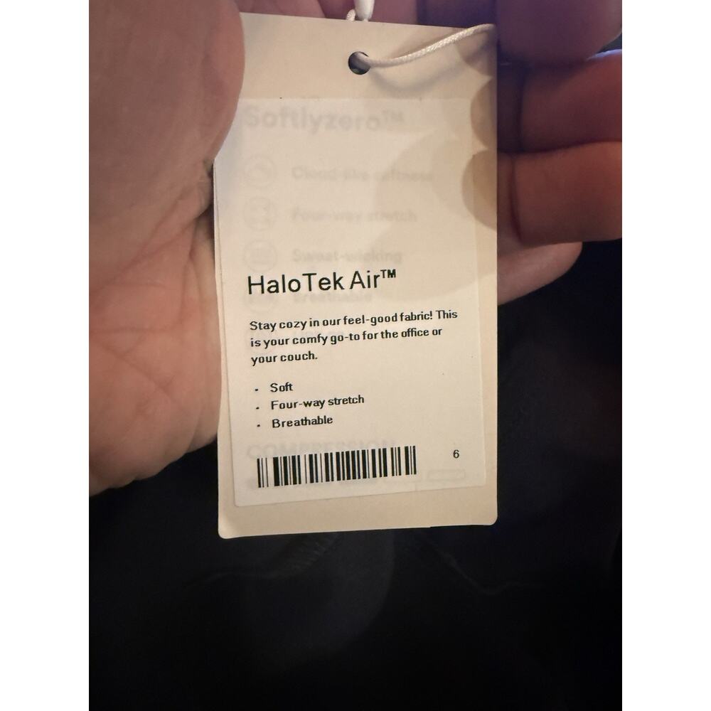 Halara HaloTek Air Petite Wide Leg Pants Women’s Size L Petite Black NWT - Picture 6 of 8